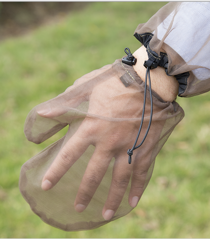 Mückenschutzhandschuhe Ultrafeiner Netzinsektenschutz Angeln Wandern Camping Gartenarbeit