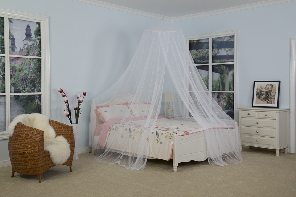 Hochwertiges 100 % Polyester-Material, Baby-geschützte Netze, Moskito-Baldachin für Kinderbetten