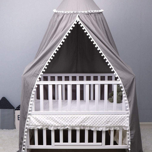 Kinder-Baumwoll-Hängebett-Überdachung, kreisförmige Moskitonetze für Babys