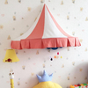 Reine Baumwolle Leinwand Wandbehang Gaze Halbmondzelt Kinderbett Zelt Leseecke Baby Spielhaus