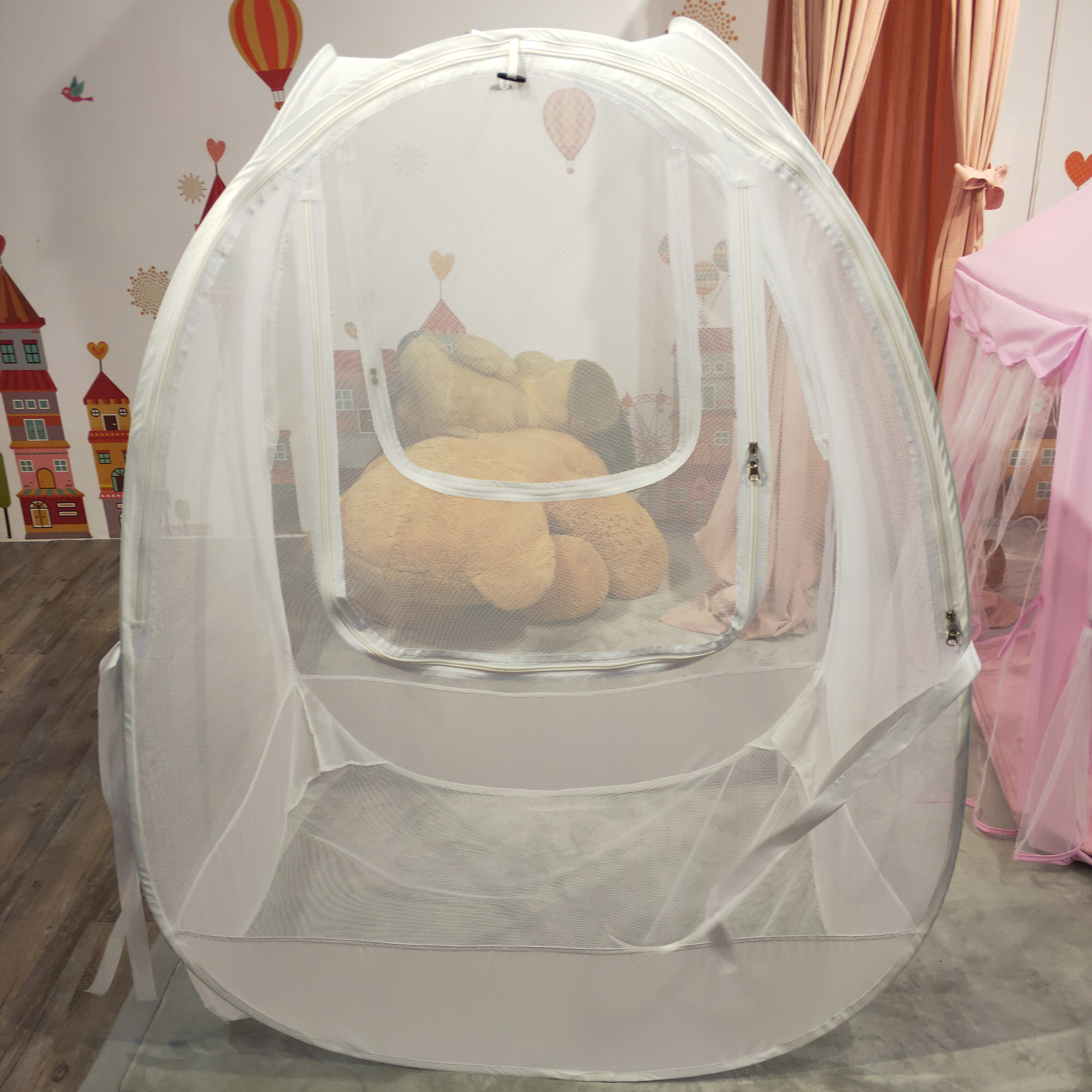 2020 New Style Beliebtes freistehendes Pop-Up-Kinderbett Faltbares Moskitonetz