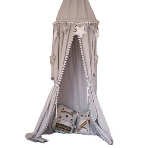 Kinderbetthimmel mit Moskitonetz zum Aufhängen an Kugeln für Babybett, Schloss, Spielzelt, Spielzimmerdekoration