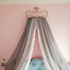 Neue Art-Goldkronen-Bogen-Mehrschicht-Spitze-Prinzessin-dekorative Kinderbett-Überdachungen für Mädchen