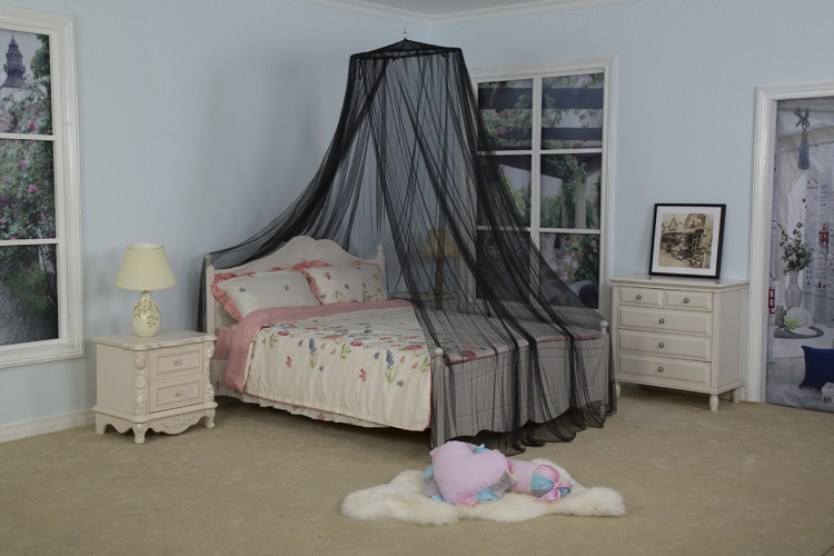 Neueste Home Decoration Bett Kid Canopy Black Princess Moskitonetz