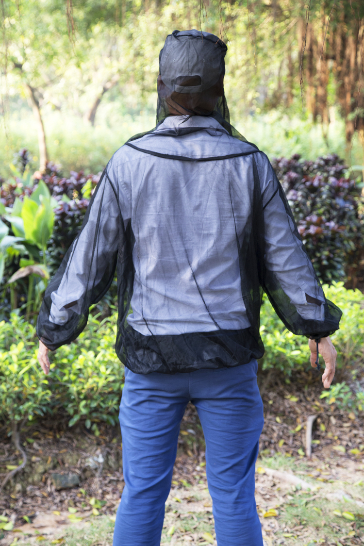 Niedriger Preis Outdoor Anti-Insekten Jacke Camping Moskito Body Suits