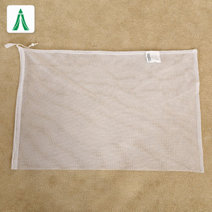 Protect Cloth Wash Wäschesack Mesh Black Drawstring Bag
