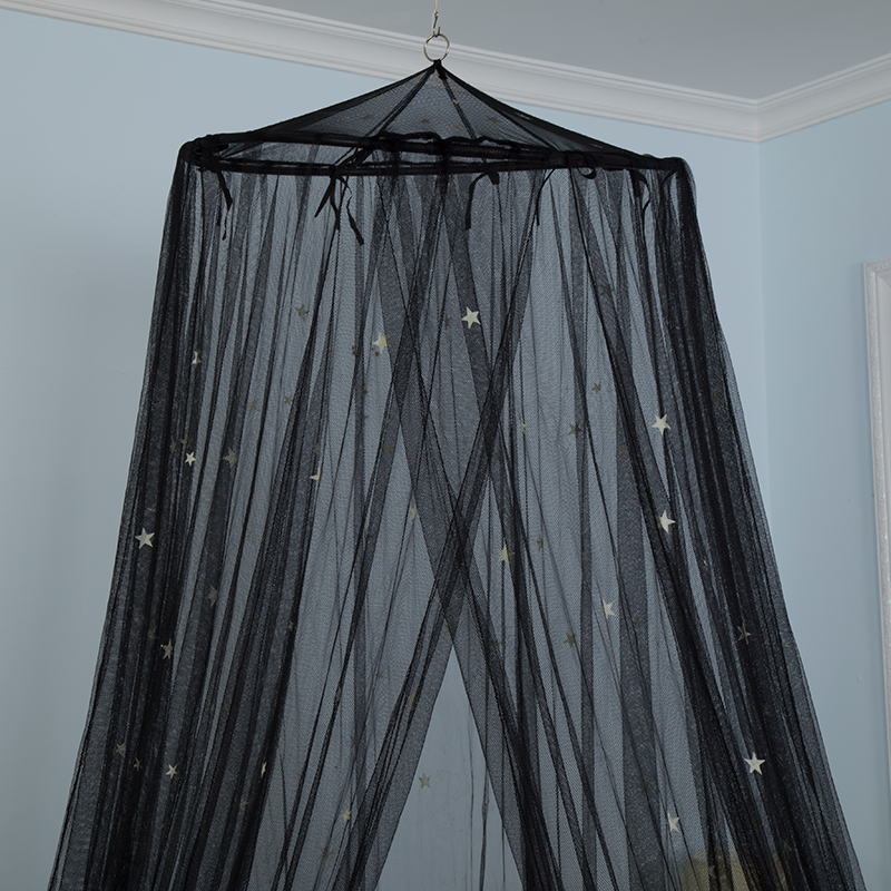 Glow in The Dark Kinder Betthimmel Babybett Spielzelt Fairy Light Stars Großes Moskitonetz