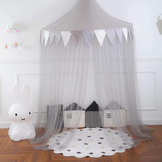 Prinzessin Kinderspielzelt Kinderbett Zelt Haus Betthimmel für Mädchen Jungen