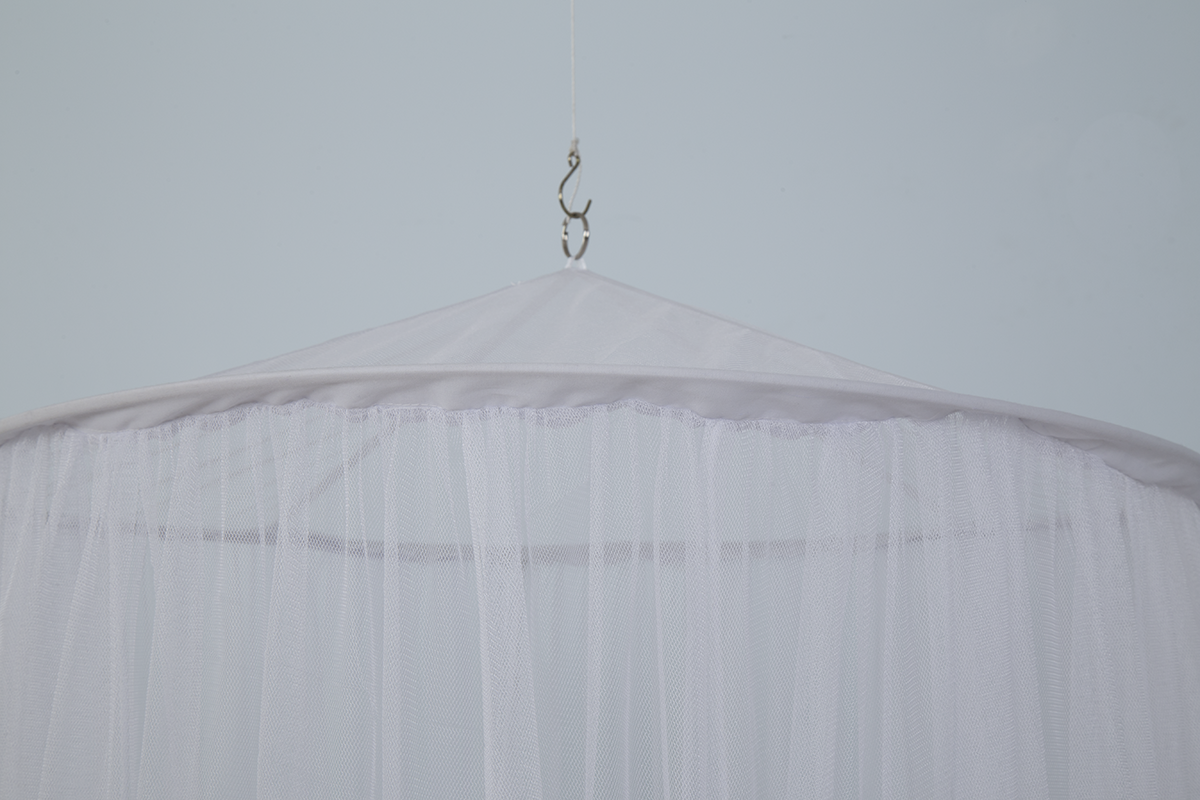 Weißes kreisförmiges konisches Moskitobett-Himmelsnetz für Schlafzimmer