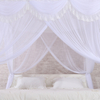 Neues Design Polyester White Moskitonetze Quadratische Betten Baldachin für Doppelbett