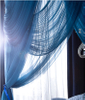 Luxus im europäischen Stil Blue King Queen Size Schlafzimmer für Erwachsene Rechteck Hängende Moskito-Box-Netze