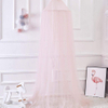 Großhandel Prinzessin Moskitonetze aus 100% Polyester, rosa, konische Bettüberdachung