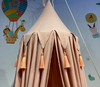 Kids Round Dome Canopy Round Dome 100% Baumwolle Moskitonetz Kinder geschütztes Spielzelt